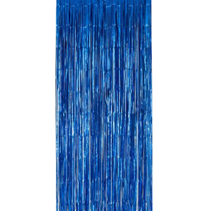 Blauw Deurgordijn Folie 2,4m