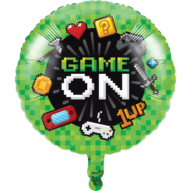 Gaming Party Helium Ballon Leeg 45cm