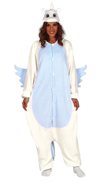 Unicorn Onesie Blauw L