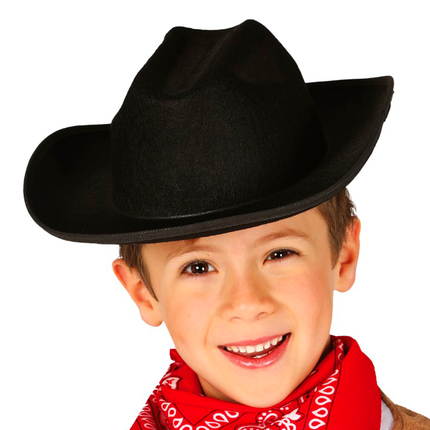 Cowboyhoed Zwart Kinderen