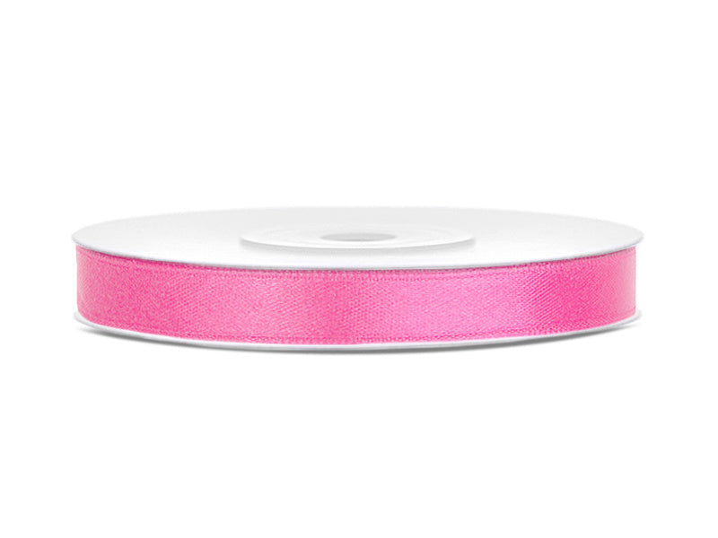 Satijn Lint Roze 6mm 25m