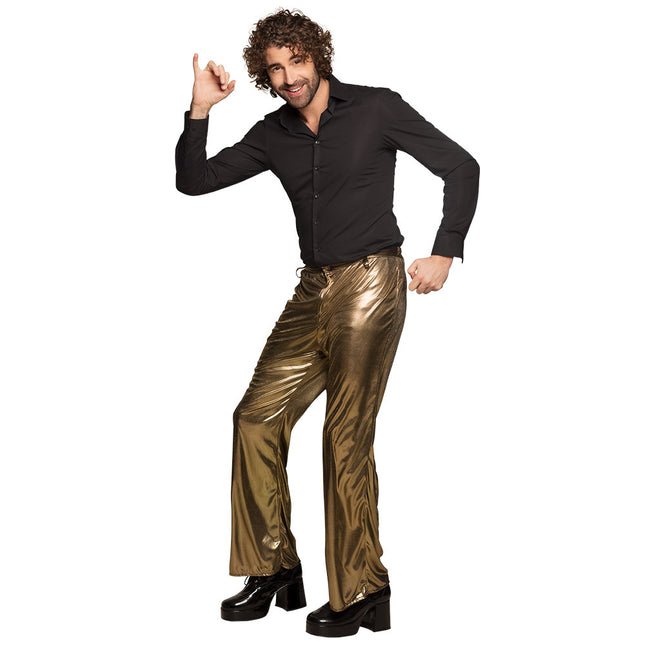 Gouden Disco Broek M/L