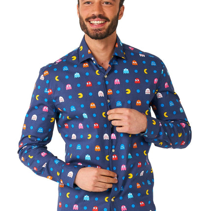 Pixel PAC-MAN Overhemd Heren OppoSuits