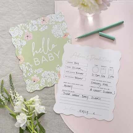 Babyshower Kaartspel Hello Baby 10 delig