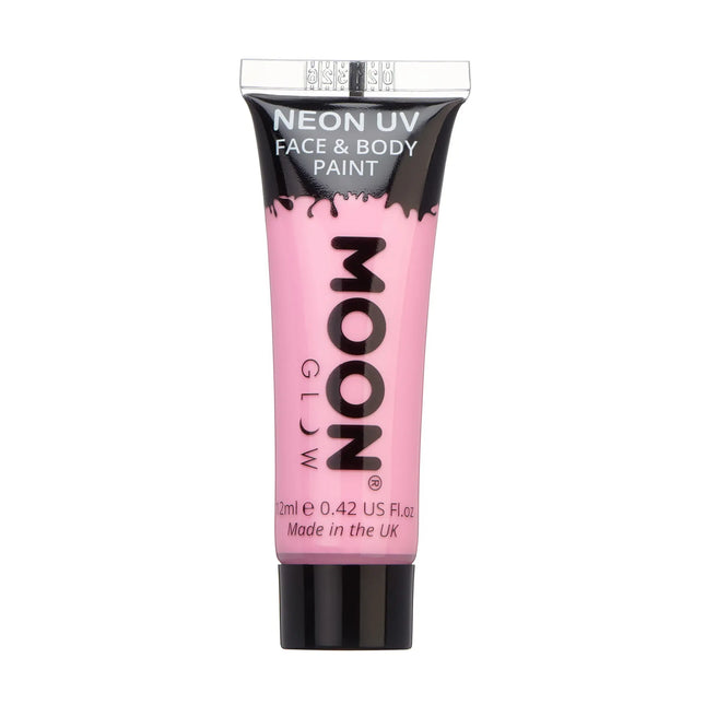 Moon Glow Pastel Neon UV Face Paint Pastel Pink 12ml