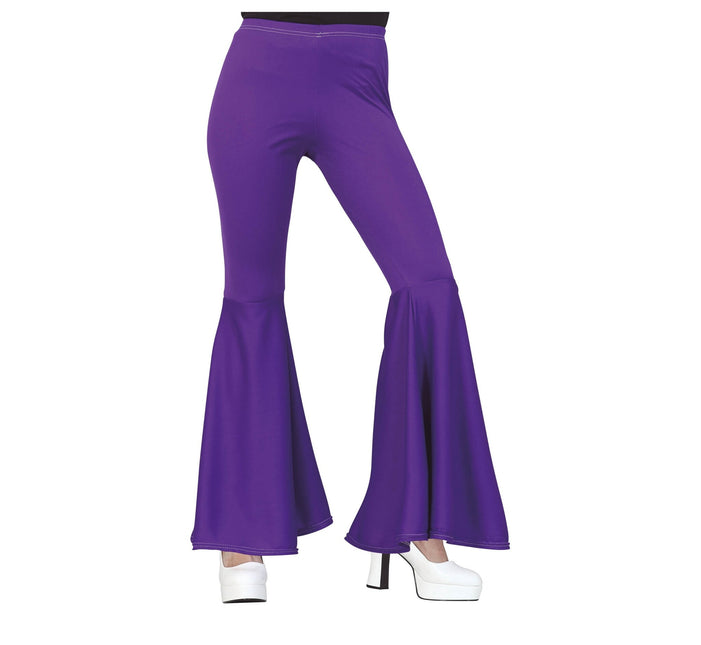 Disco 70S Broek Paars Dames