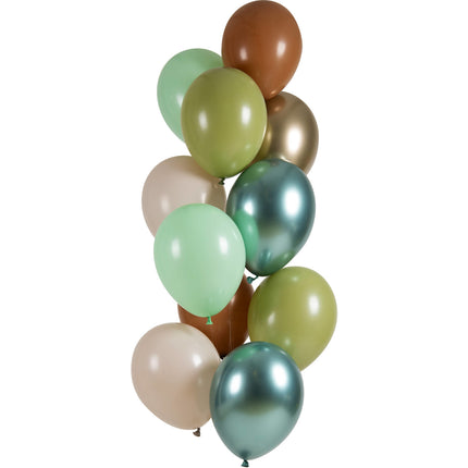 Groene Ballonnen Set 33cm 12st