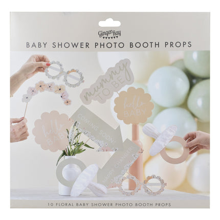 Babyshower Photobooth Props 10st