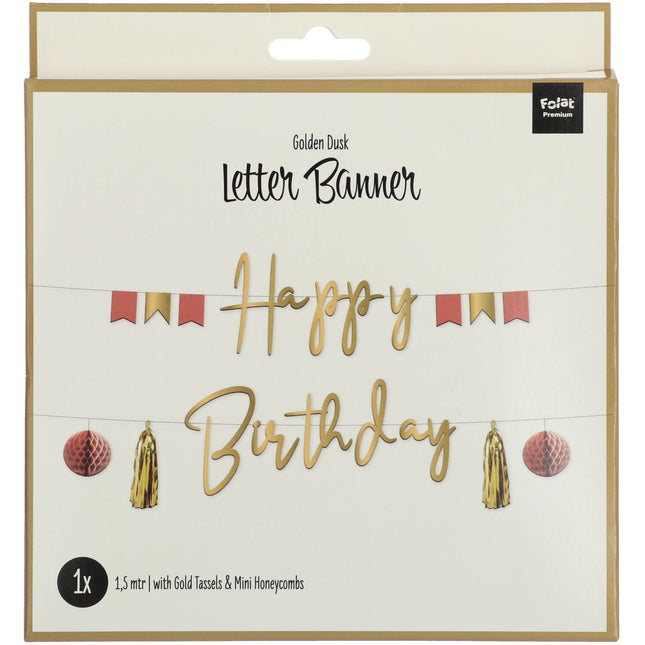 Happy Birthday Letterslinger Golden Dusk 1,5m