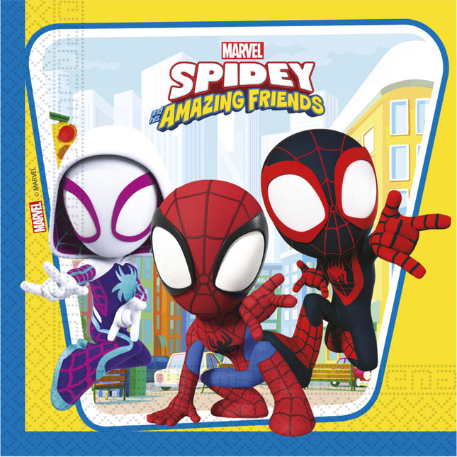 Spidey Servetten 33cm 20st