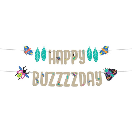 Insecten Letterslinger Happy Buzzzzday 1,5m