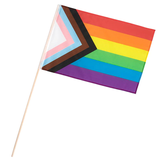 Zwaaivlag Pride 30cm