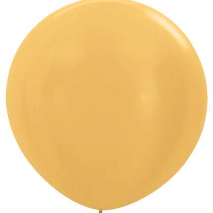 Ballonnen Metallic Gold 91cm 2st