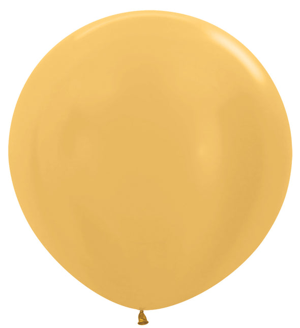 Ballonnen Metallic Gold 91cm 2st