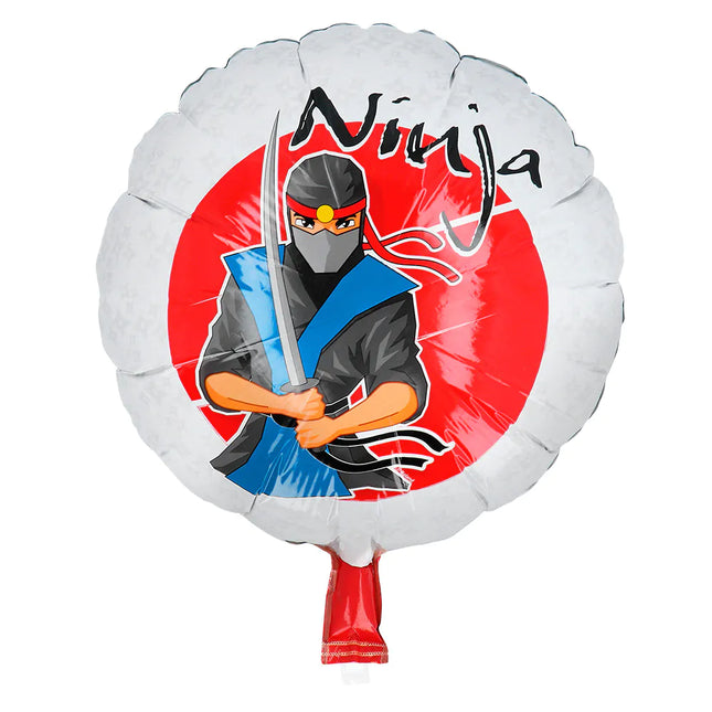 Ninja Helium Ballon Leeg 45cm