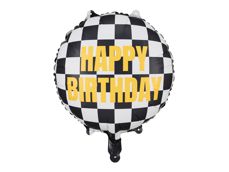 Happy Birthday Helium Ballon Race Vlag Leeg 35cm