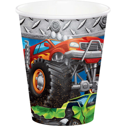 Monster Truck Bekers 256ml 8st