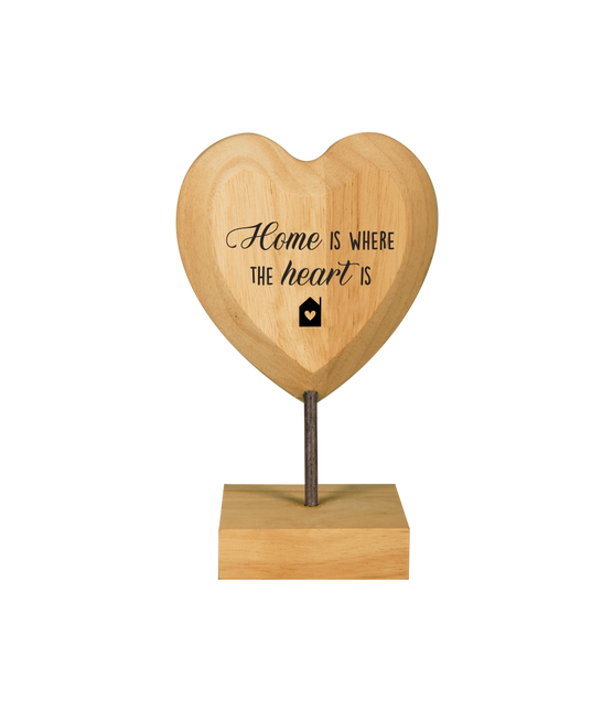 Houten Hart Home Is Where The Heart Is
