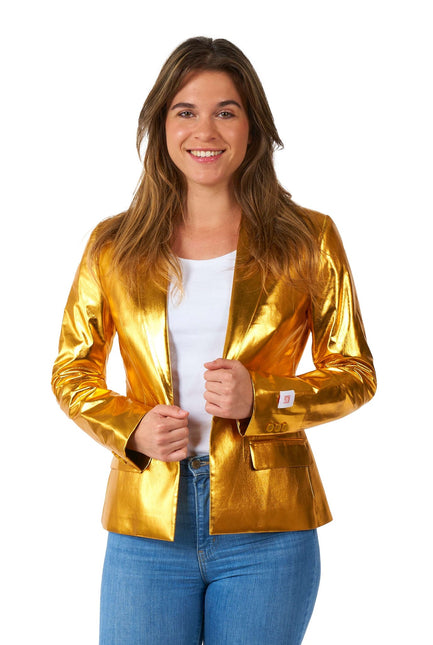 Goud Blazer Dames OppoSuits