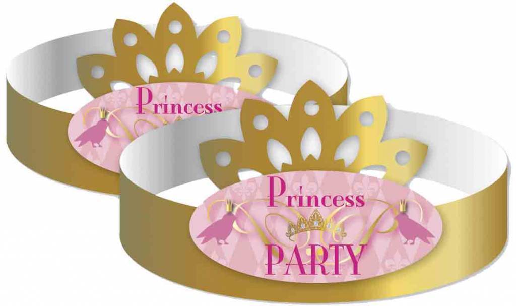 Prinsessen Kroontjes Party 6st