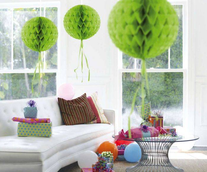 Honeycomb Bal Groen 30cm