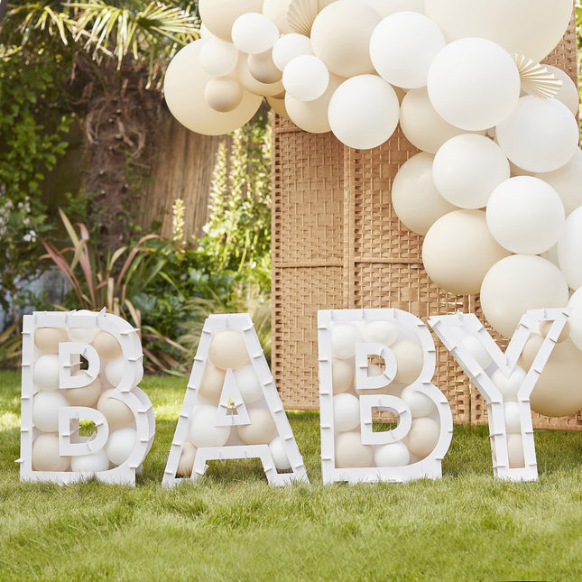 Witte Ballonnen Standaard Baby