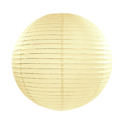 Vanille Creme Lampion Rond 20cm