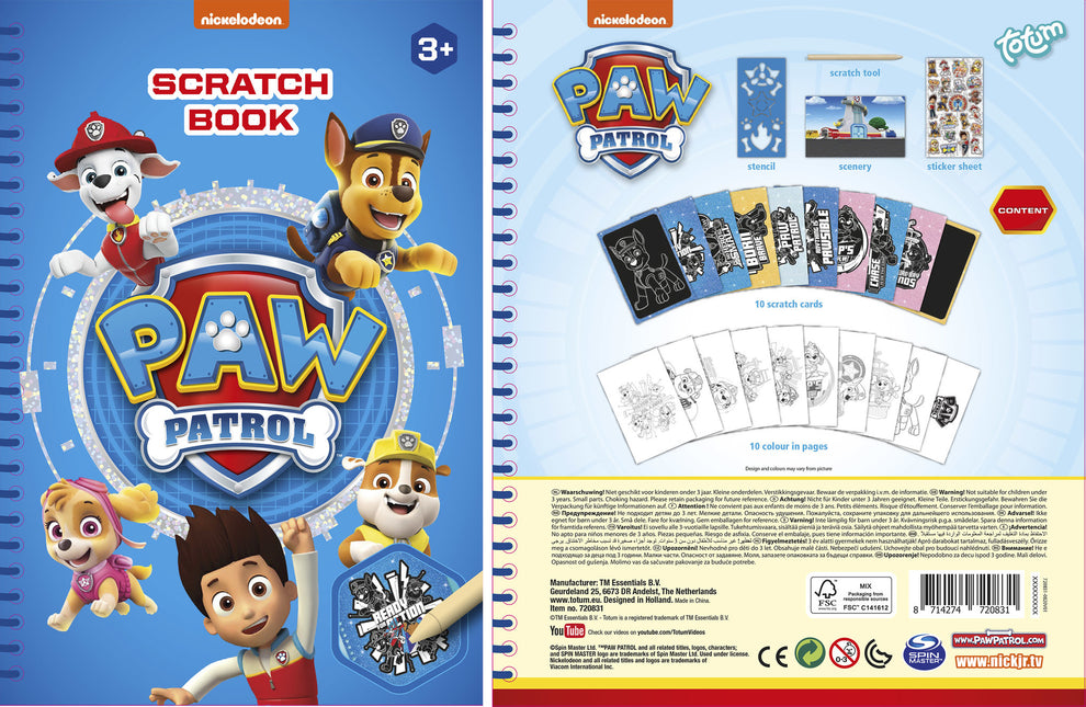 Paw Patrol Tekenboek