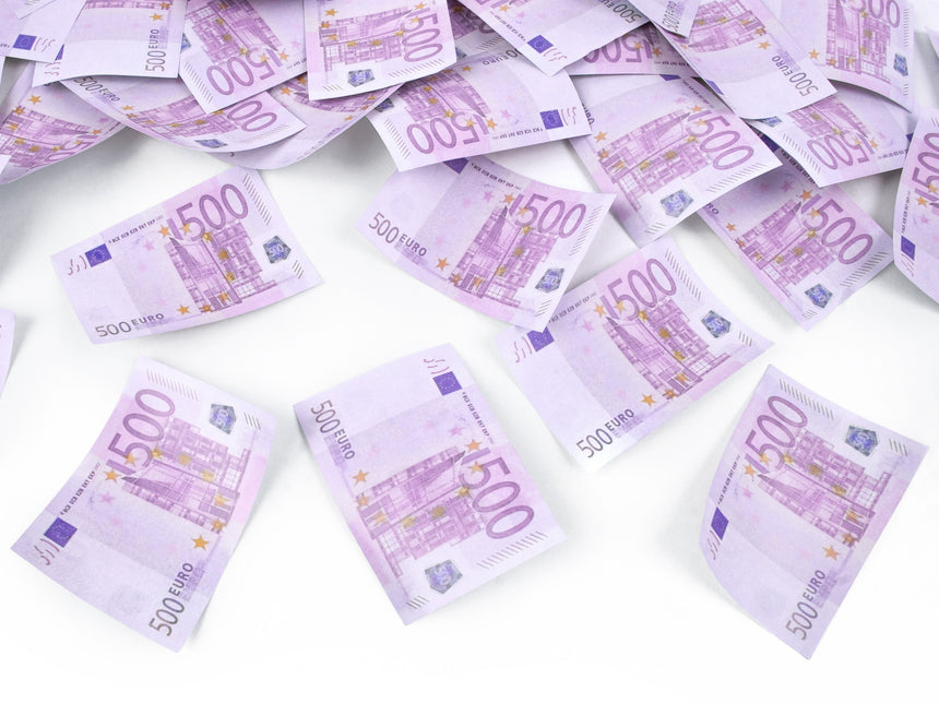 Confetti Kanon Geld 500 Euro 60cm