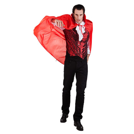 Halloween Cape Rood 1,2m