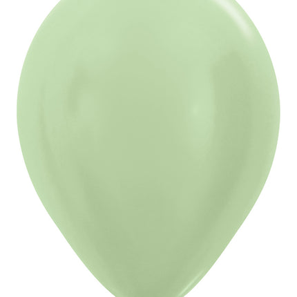 Ballonnen Pearl Green 30cm 50st