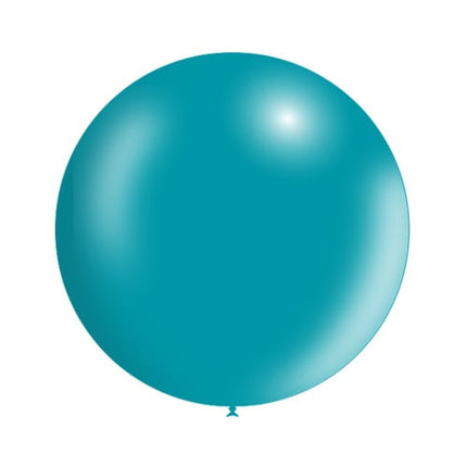 Turquoise Reuze Ballon Metallic 60cm