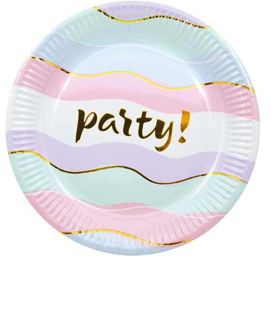 Borden Party Pastel 20cm 8st