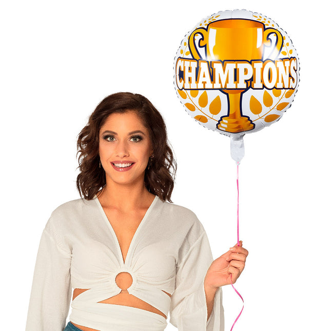 Helium Ballon Champions 45cm