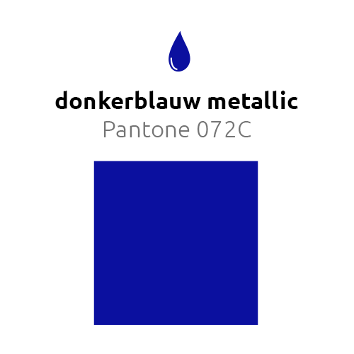 Donkerblauwe Reuze Ballon XL Metallic 91cm