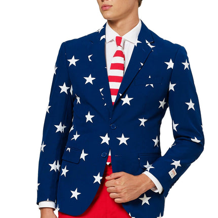 USA Stars Stripes Pak Heren OppoSuits