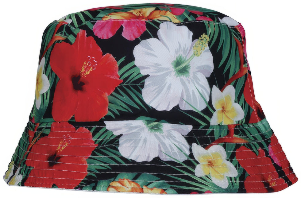 Hawaii Bucket Hat Bloemen