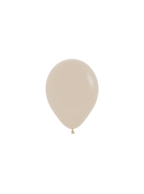 Ballonnen White Sand 12cm 50st