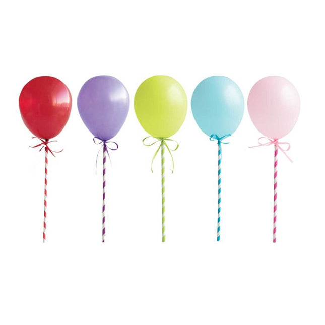 Taarttoppers Ballonnen 32,1cm 5st