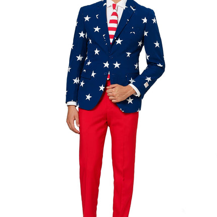 USA Stars Stripes Pak Heren OppoSuits