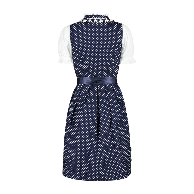 Wit Blauwe Dirndl Jurk Oktoberfest Dames