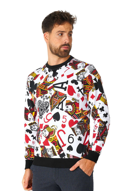 Casino Speelkaarten Trui Heren OppoSuits