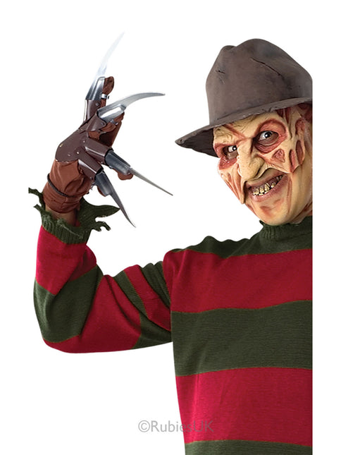 Bruine Halloween Handschoen Freddy Krueger