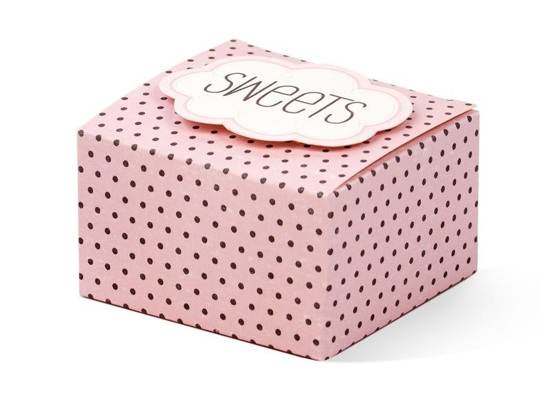 Geschenkdoosjes Roze Sweets 6cm 6st