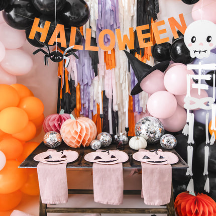 Zwarte Halloween Banner 2,5m