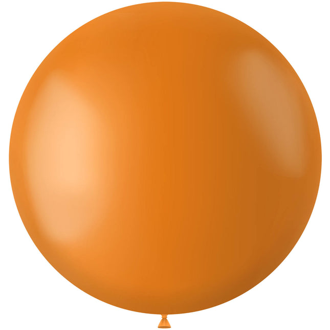 Oranje Ballon Tangerine Orange 80cm