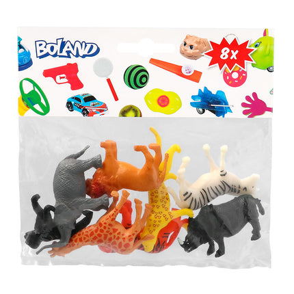 Uitdeelcadeautjes Jungle Dieren 4,5cm 8st