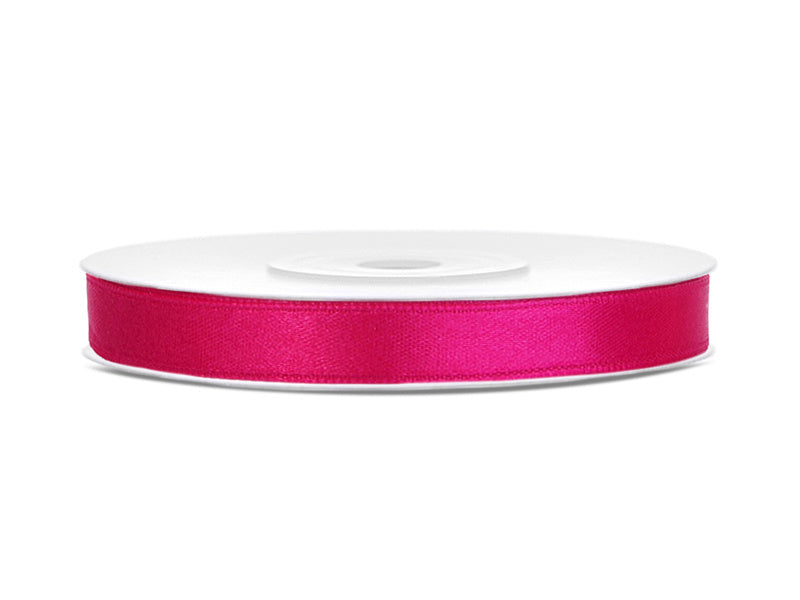 Satijn Lint Fuchsia 6mm 25m