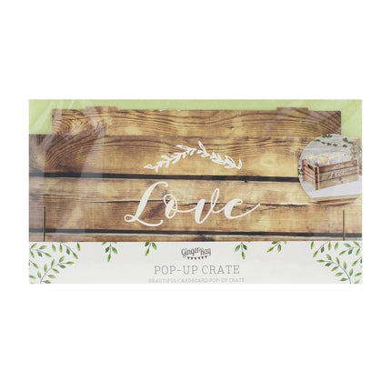 Kaarten Box Love Hout 30cm