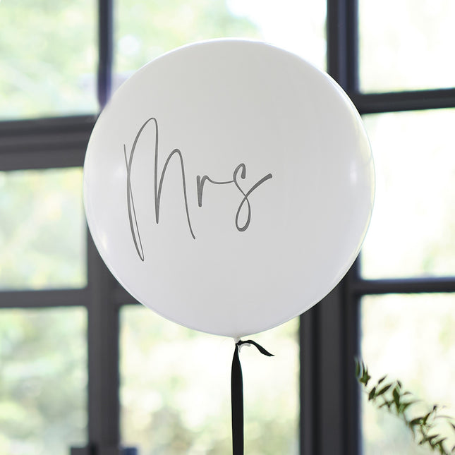 Bruiloft Ballon Mrs 91cm